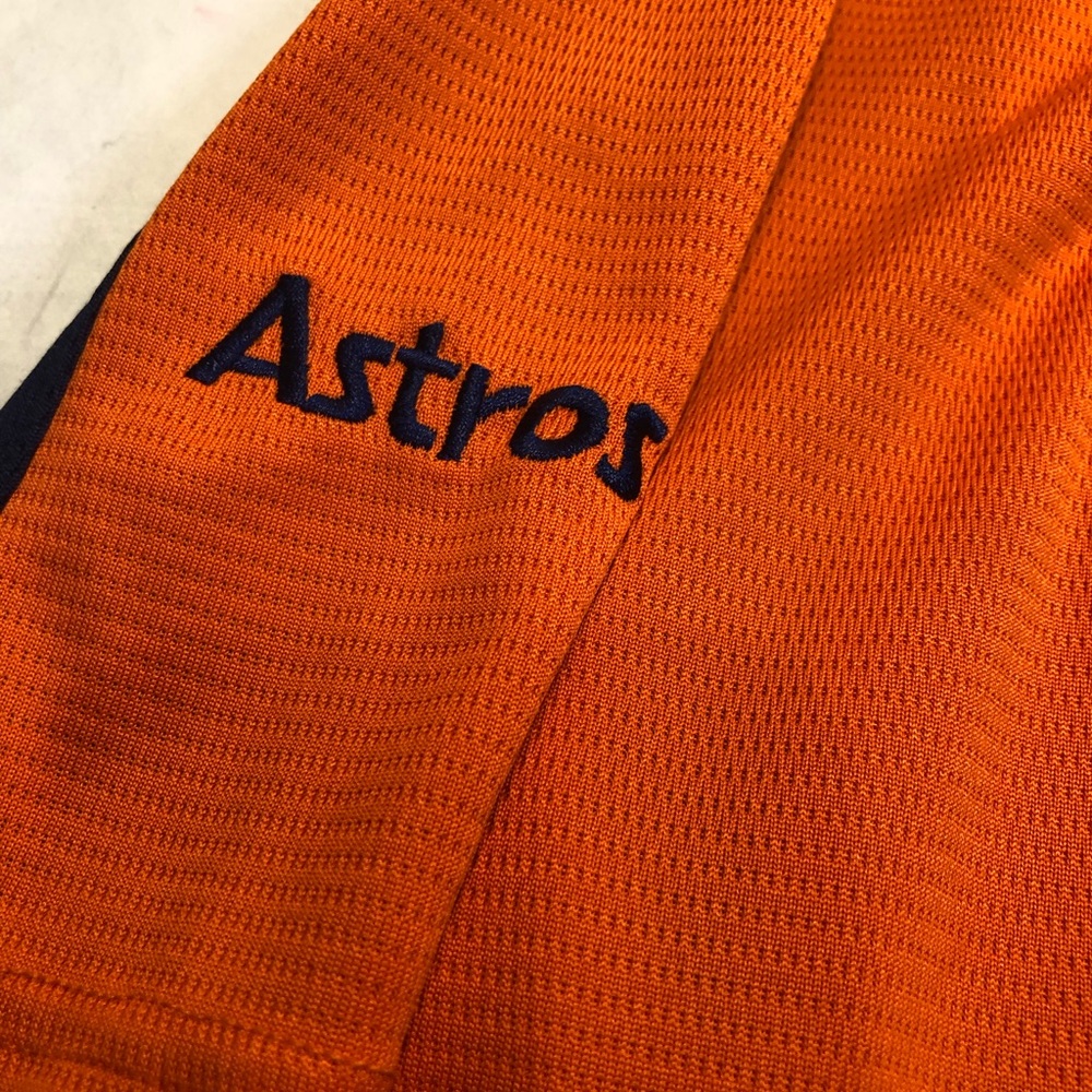 Nike Houston Astros Pullover Throwback Jersey Orange MLB Large Majestic - Picture 14 of 16